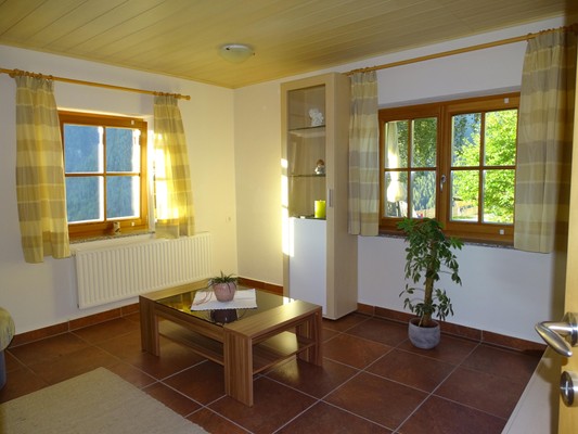 La zona giorno Appartamenti in agriturismo Turlerhof
