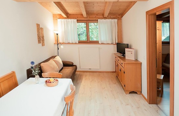 Der Wohnraum Ferienwohnungen auf dem Bauernhof Kundlerhof