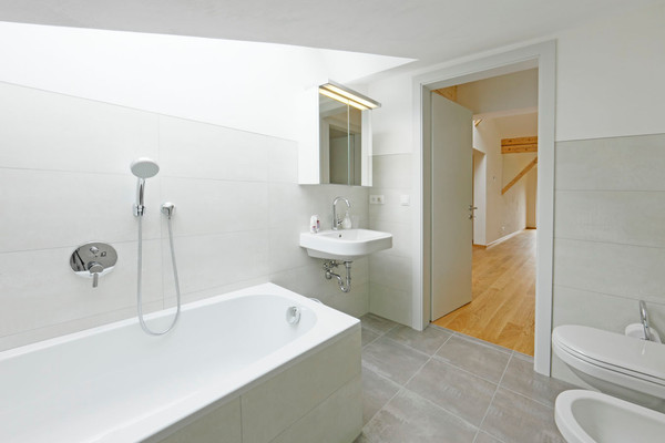 Foto del bagno Appartamenti in agriturismo Botenhof