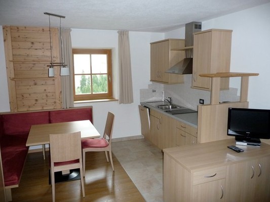 La zona giorno Appartamenti Staudacher