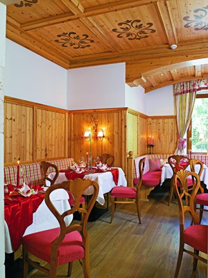 Il ristorante Ridanna Sonklarhof
