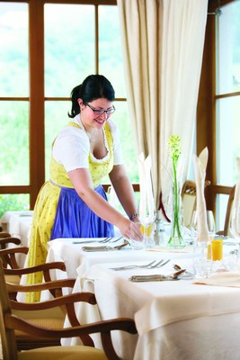 Il ristorante Ridanna Sonklarhof