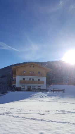 Foto Außenansicht im Winter Berggasthof Blosegg