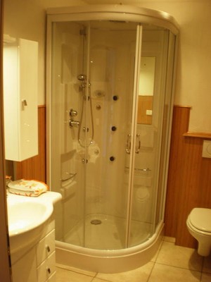 Foto del bagno B&B + Appartamenti Alp-Hof
