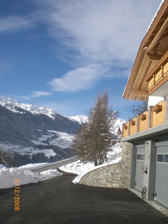 Foto Außenansicht im Winter Ferienwohnung auf dem Bauernhof Lexhof