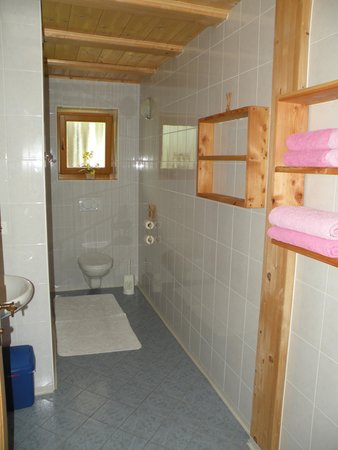 Foto del bagno Appartamenti in agriturismo Thalhof