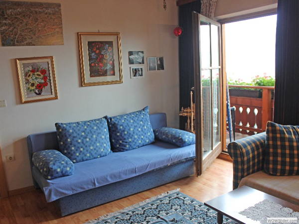 La zona giorno Appartamenti in agriturismo Blösn - Häuslerhof