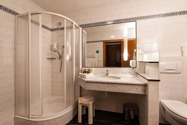 Foto del bagno Hotel Fichtenhof