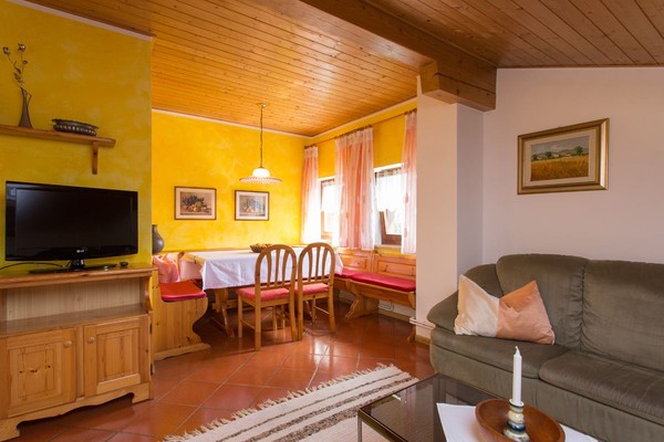 La zona giorno Residence Obermoarhof