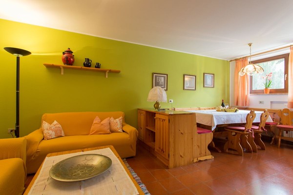 La zona giorno Residence Obermoarhof