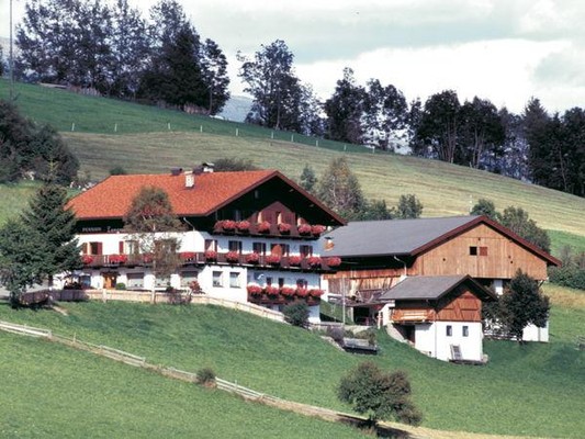Foto Außenansicht Pension + Ferienwohnungen auf dem Bauernhof Langwieserhof