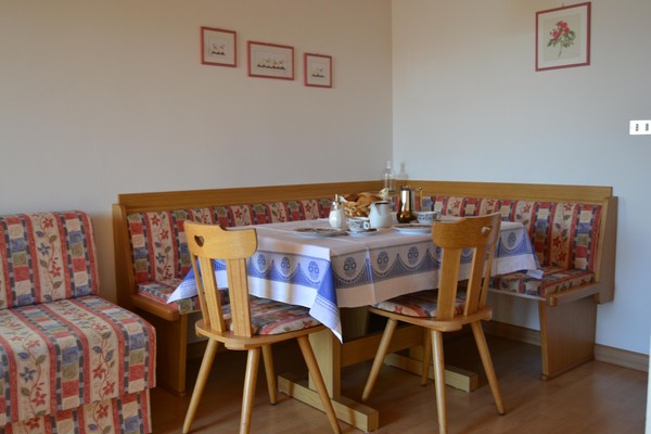 La zona giorno Residence Rastbichl