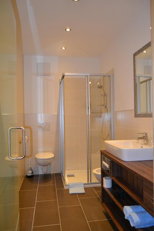 Foto del bagno Pensione in agriturismo Häuslerhof