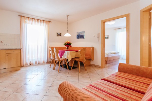 La zona giorno Residence Speckerhof