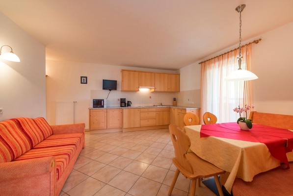 La zona giorno Residence Speckerhof