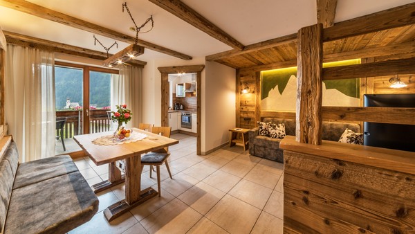 The living area Apartments Alpenjuval