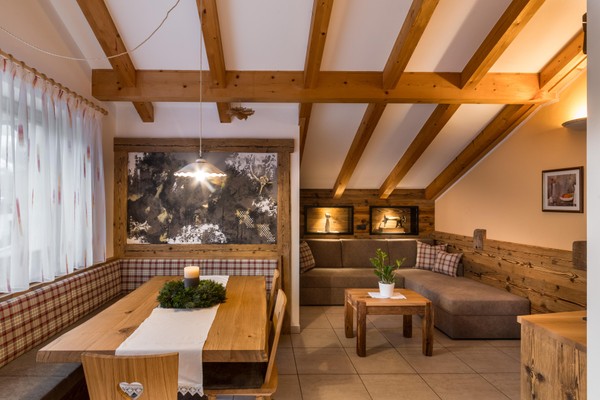 The living area Apartments Alpenjuval
