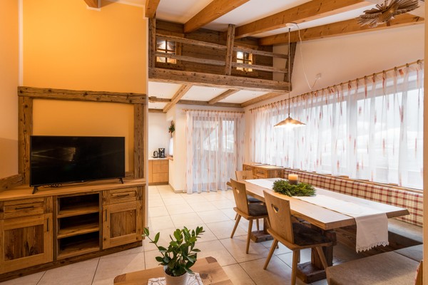 The living area Apartments Alpenjuval