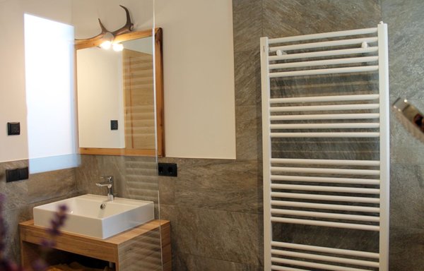 Foto del bagno Appartamenti in agriturismo Felderhof
