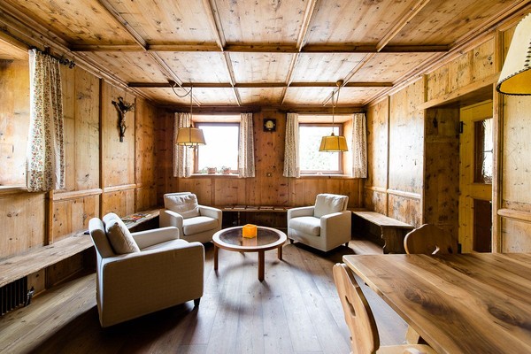La zona giorno Pensione + Residence Baumgartnerhof