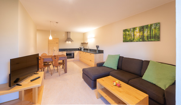 La zona giorno Pensione + Residence Baumgartnerhof