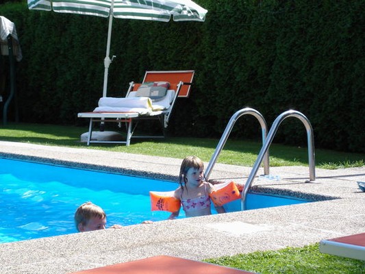 Photo of the outdoor swimming pool