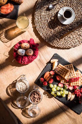 La colazione Appartamenti in agriturismo Töllhof
