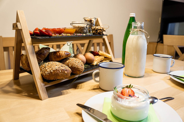 La colazione Appartamenti in agriturismo Töllhof
