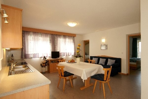 La zona giorno Appartamenti in agriturismo Zini Erich