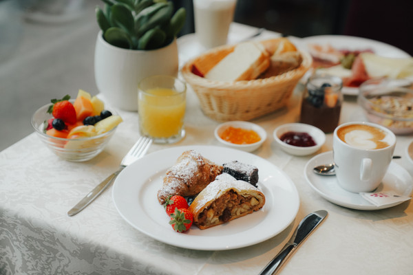 The breakfast Hotel Traube