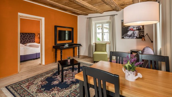 La zona giorno Hotel Traube