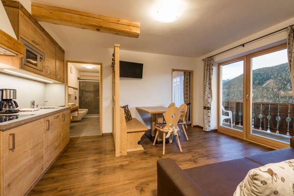 La zona giorno Waldheim Alpine Appartements - Residence 4 stelle