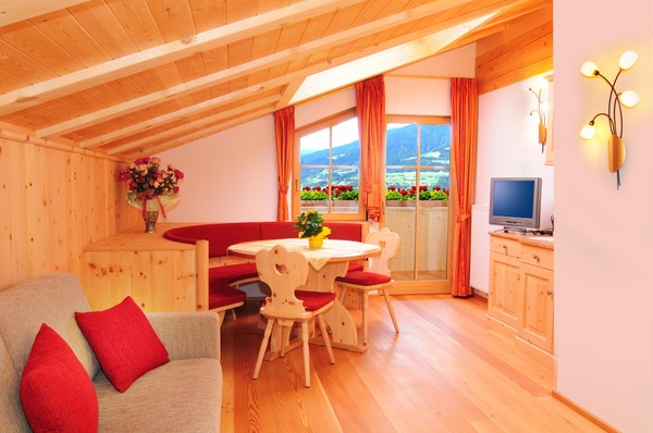 The living area Farmhouse B&B + Apartments Baumannhof