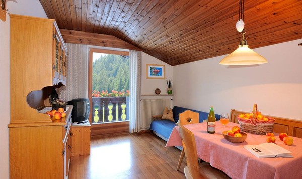 The living area Farmhouse apartments Punterhof