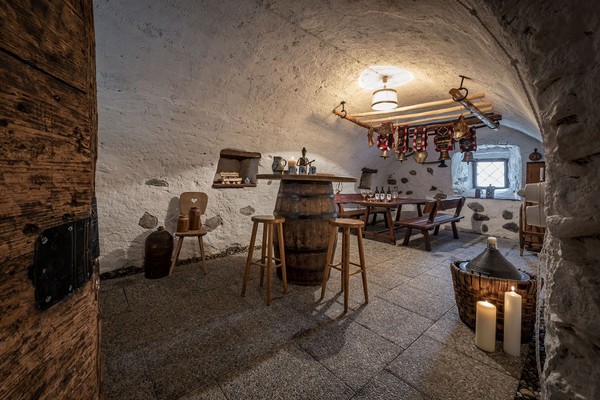 Wine cellar Bressanone / Brixen Sigmundhof