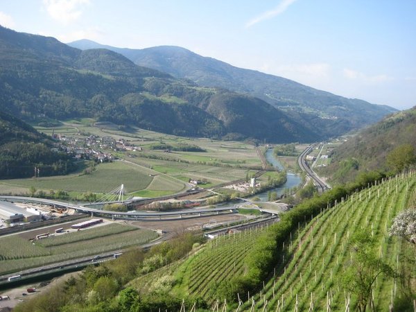Panoramic view Bressanone / Brixen