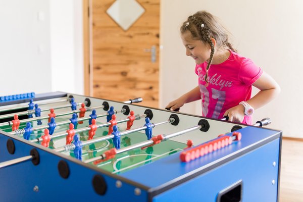 La sala giochi Hotel Kompatscherhof