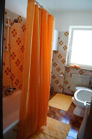 Foto del bagno B&B + Appartamenti in agriturismo Watscherhof