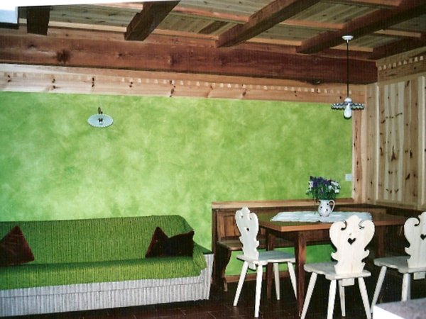 La zona giorno Appartamenti in agriturismo Gedrarz