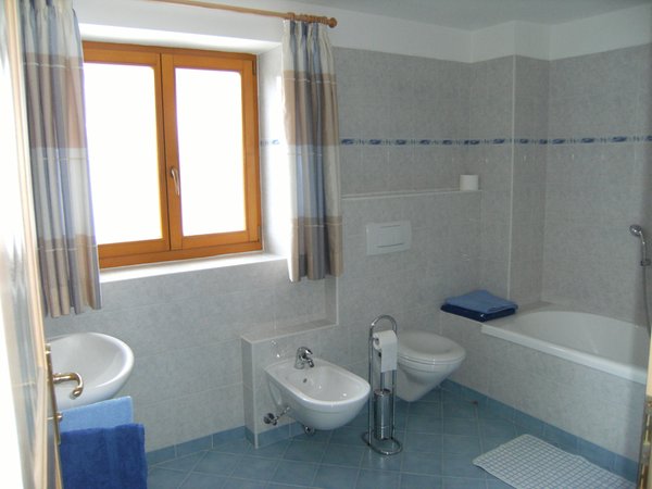 Foto del bagno Appartamenti in agriturismo Gedrarz