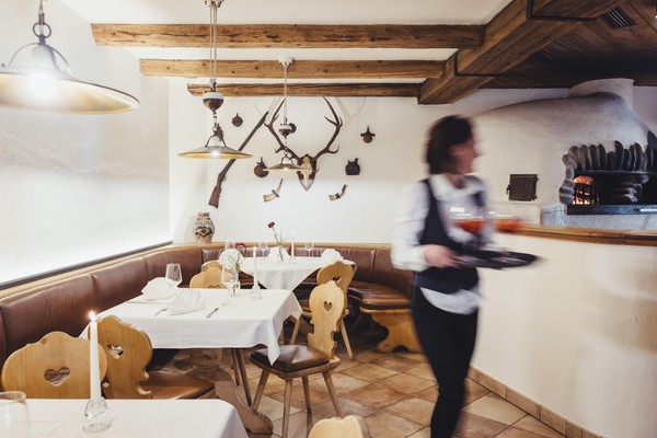 Il ristorante Chiusa Schmuckhof