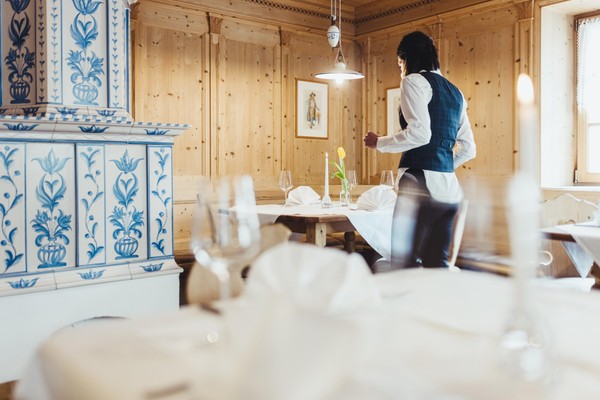 Il ristorante Chiusa Schmuckhof
