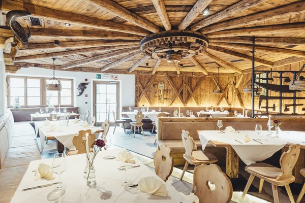 Il ristorante Chiusa Schmuckhof