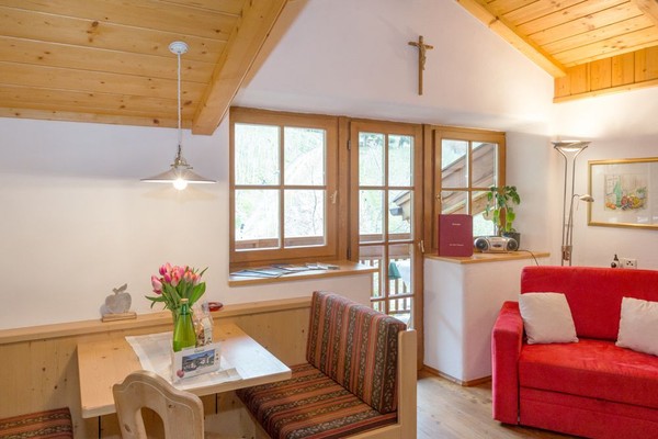 Der Wohnraum Ferienwohnungen auf dem Bauernhof Gasser - Obergostnerhof