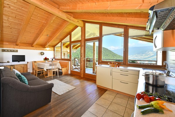 Der Wohnraum Ferienwohnungen auf dem Bauernhof Feilerhof
