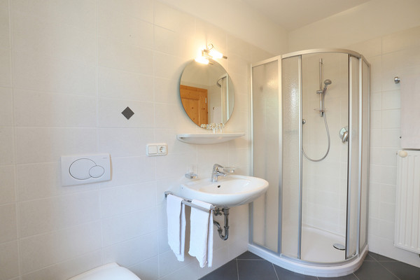 Foto del bagno Appartamenti Dolomitenblick