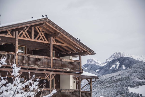 Foto esterno in inverno Taubers Unterwirt