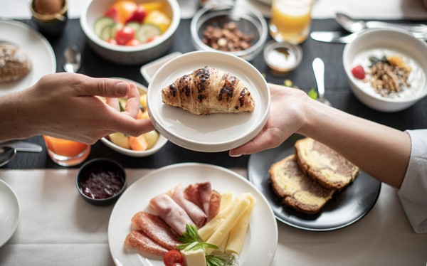The breakfast Hotel Taubers Unterwirt