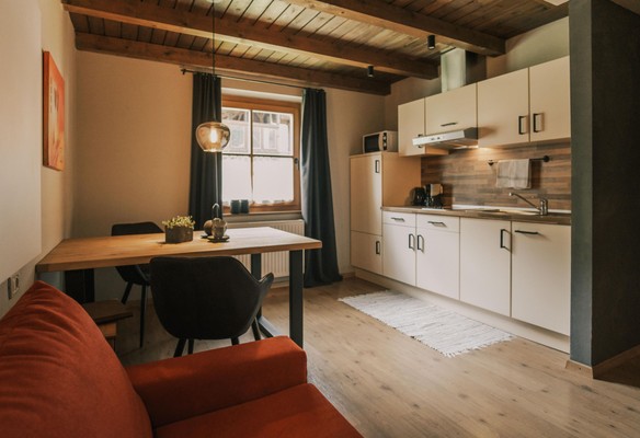 The living area Small hotel + Residence Moarhof