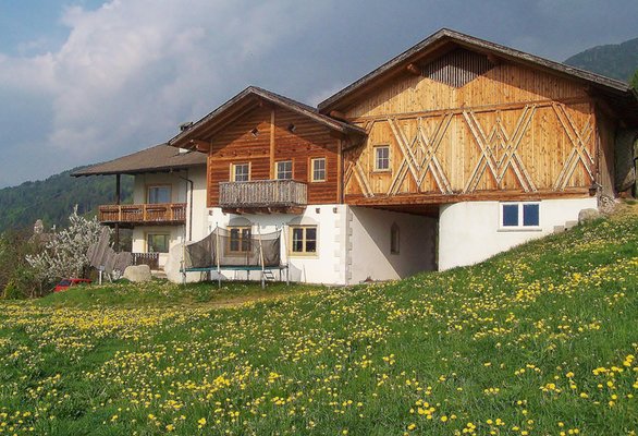 Sommer Präsentationsbild Pension + Ferienwohnungen auf dem Bauernhof Alpenbadl Oberfraunerhof